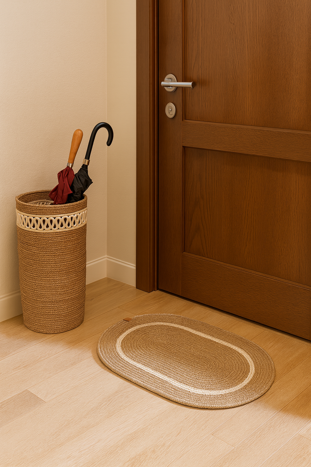 Handgefertigte Baumwoll-Wohnaccessoires für Flur und Wohnbereich