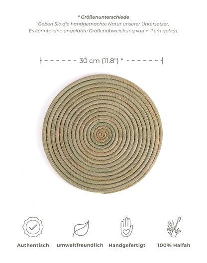 Rundes Halfa Tischset - 30 cm