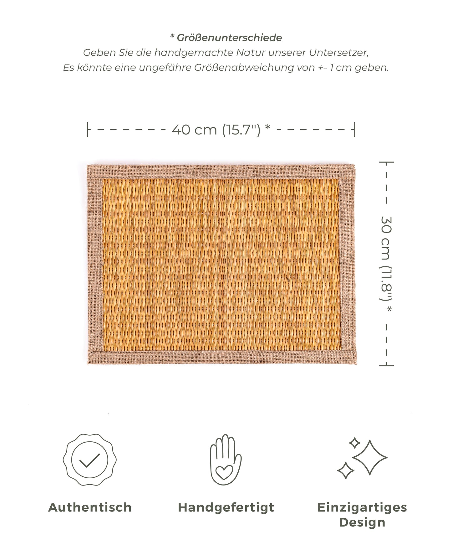 Smar Rechteckiges Tischset - 40x30cm
