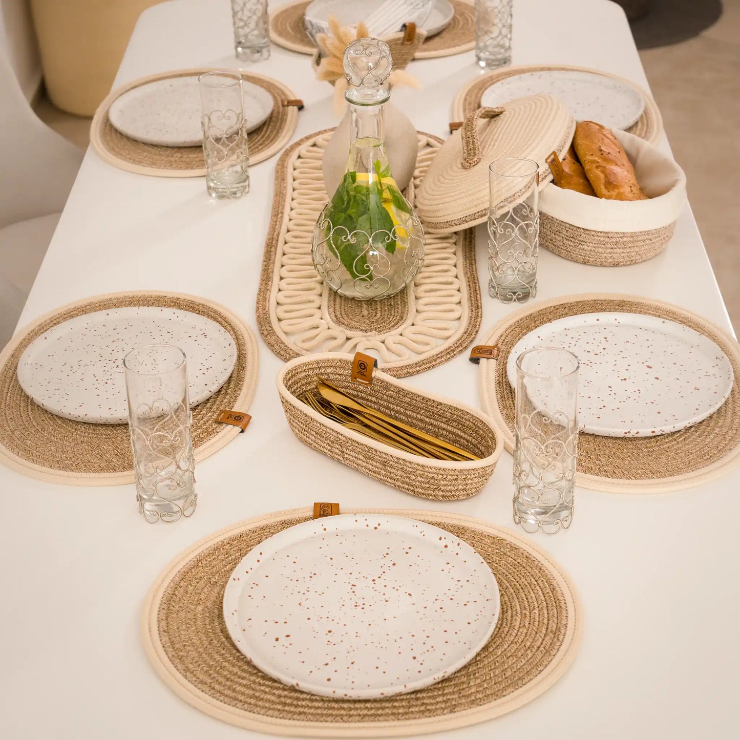 Geflochtenes Platzset Tressia