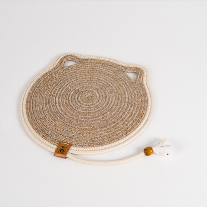 Komplettes Katzen-Set mit Bett, Matten und Keramiknapf