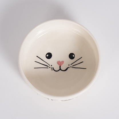 Komplettes Katzen-Set mit Bett, Matten und Keramiknapf