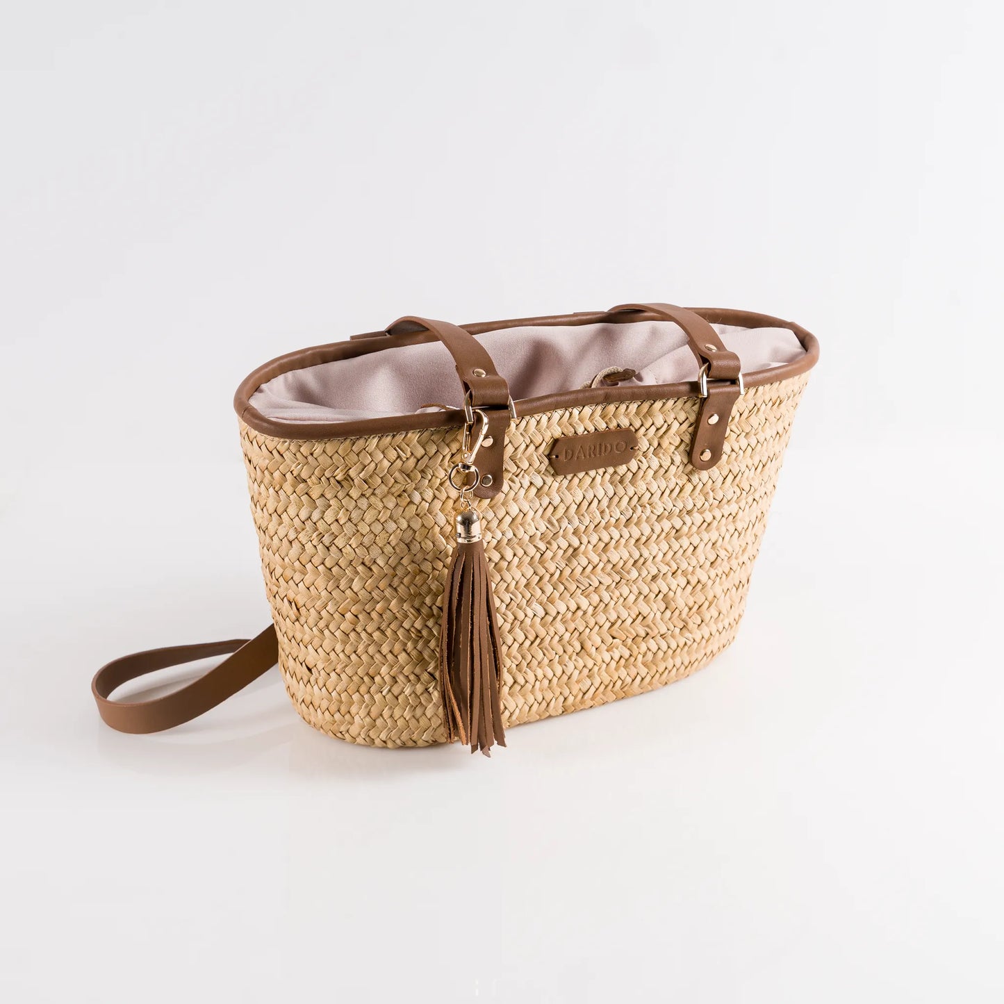 Sienna – Handgefertigte Tasche aus Pflanzenfaser und Leder