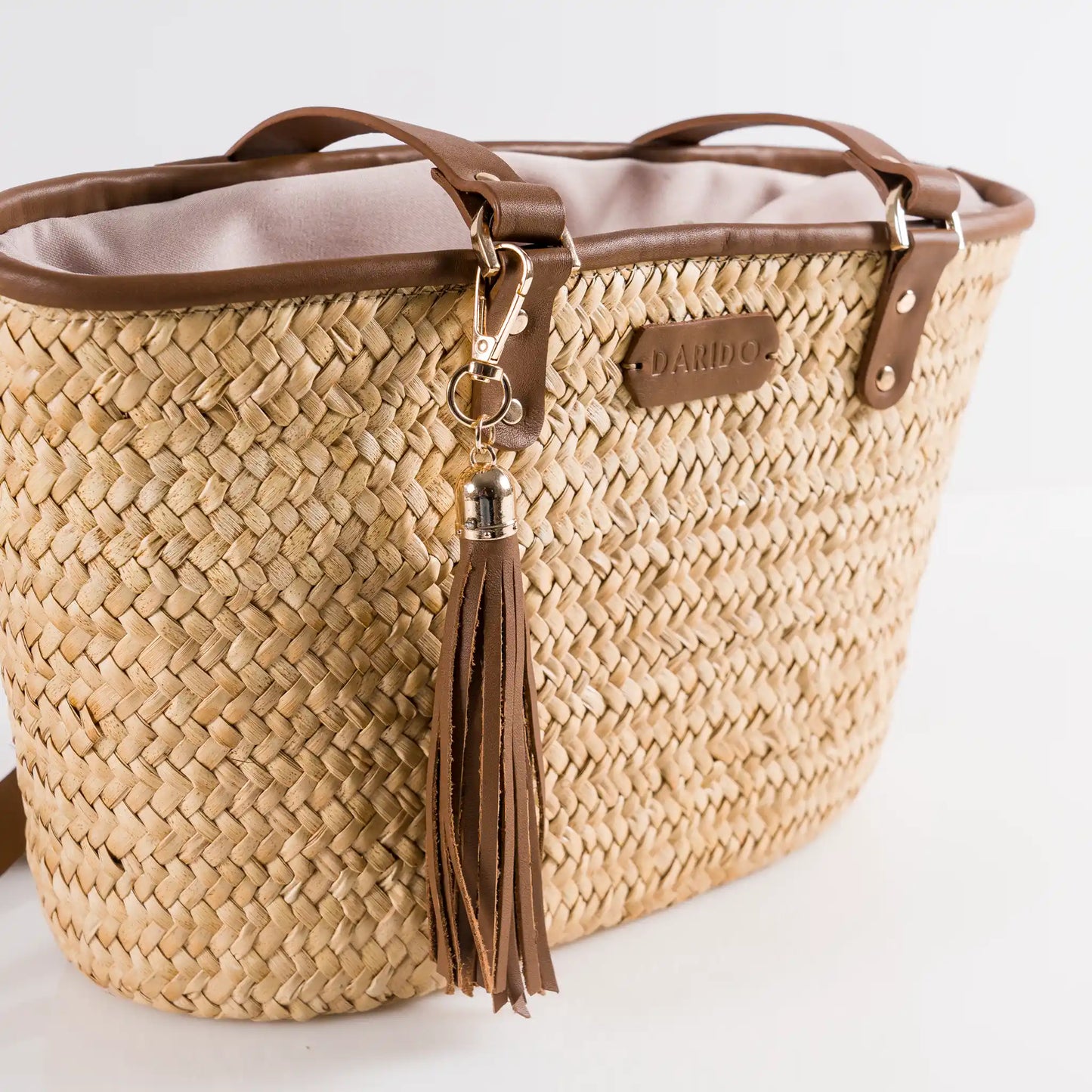 Sienna – Handgefertigte Tasche aus Pflanzenfaser und Leder
