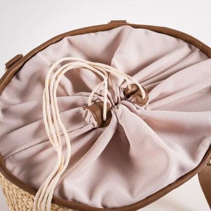 Sienna – Handgefertigte Tasche aus Pflanzenfaser und Leder