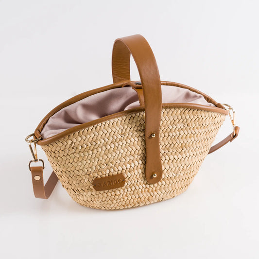 Célia – Handgefertigte Tasche aus Pflanzenfaser und Leder