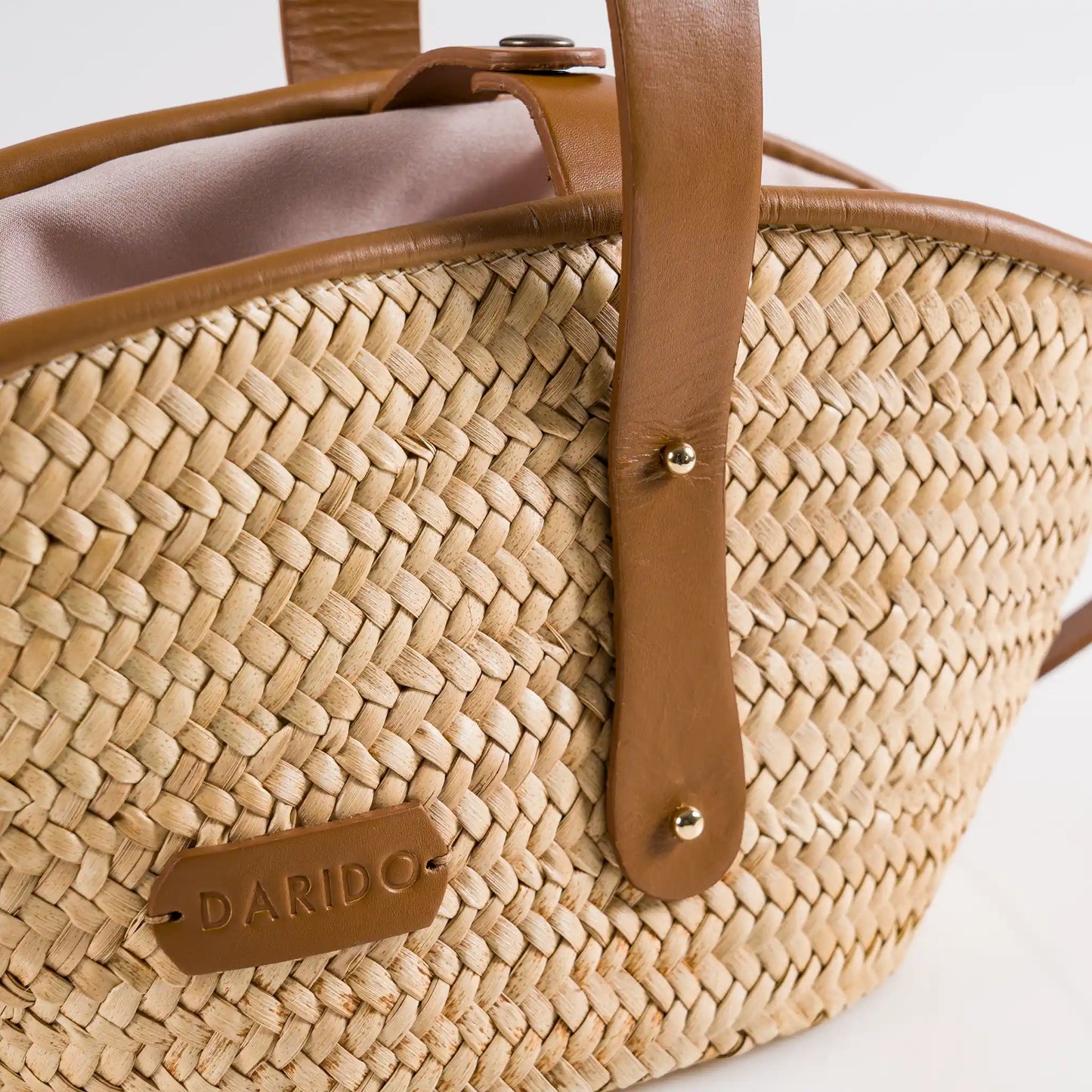 Célia – Handgefertigte Tasche aus Pflanzenfaser und Leder