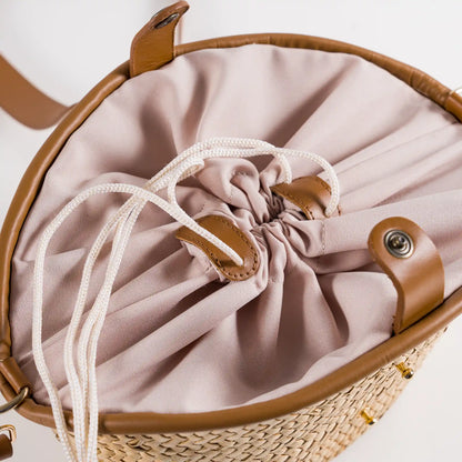 Célia – Handgefertigte Tasche aus Pflanzenfaser und Leder