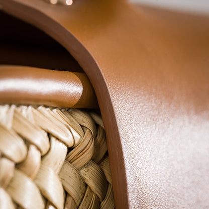 Naïa – Handgefertigte Tasche aus Pflanzenfaser und Leder