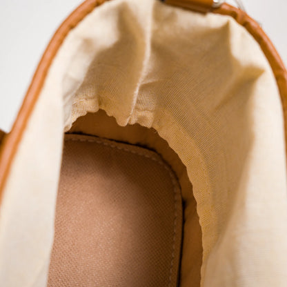 Mirella – Handgefertigte Tasche aus Naturfaser und Kunstleder