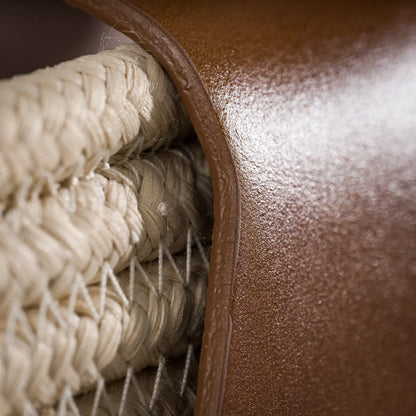 Solfil – Handgefertigte Flechttasche mit Lederdetails