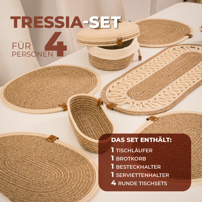 Tressia handgefertigtes Tischset aus Baumwolle – Produktansicht 22