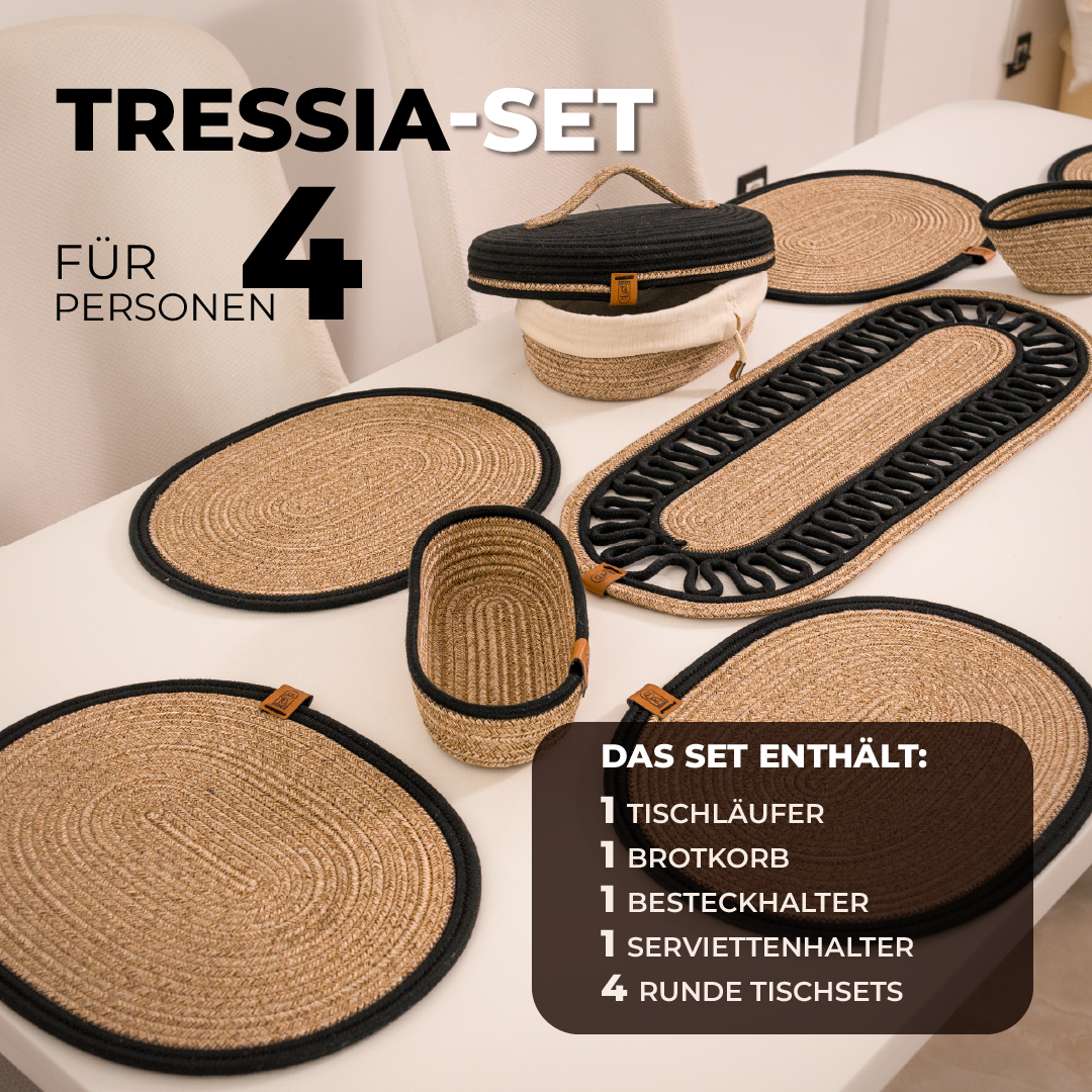 Tressia handgefertigtes Tischset aus Baumwolle – Produktansicht 28