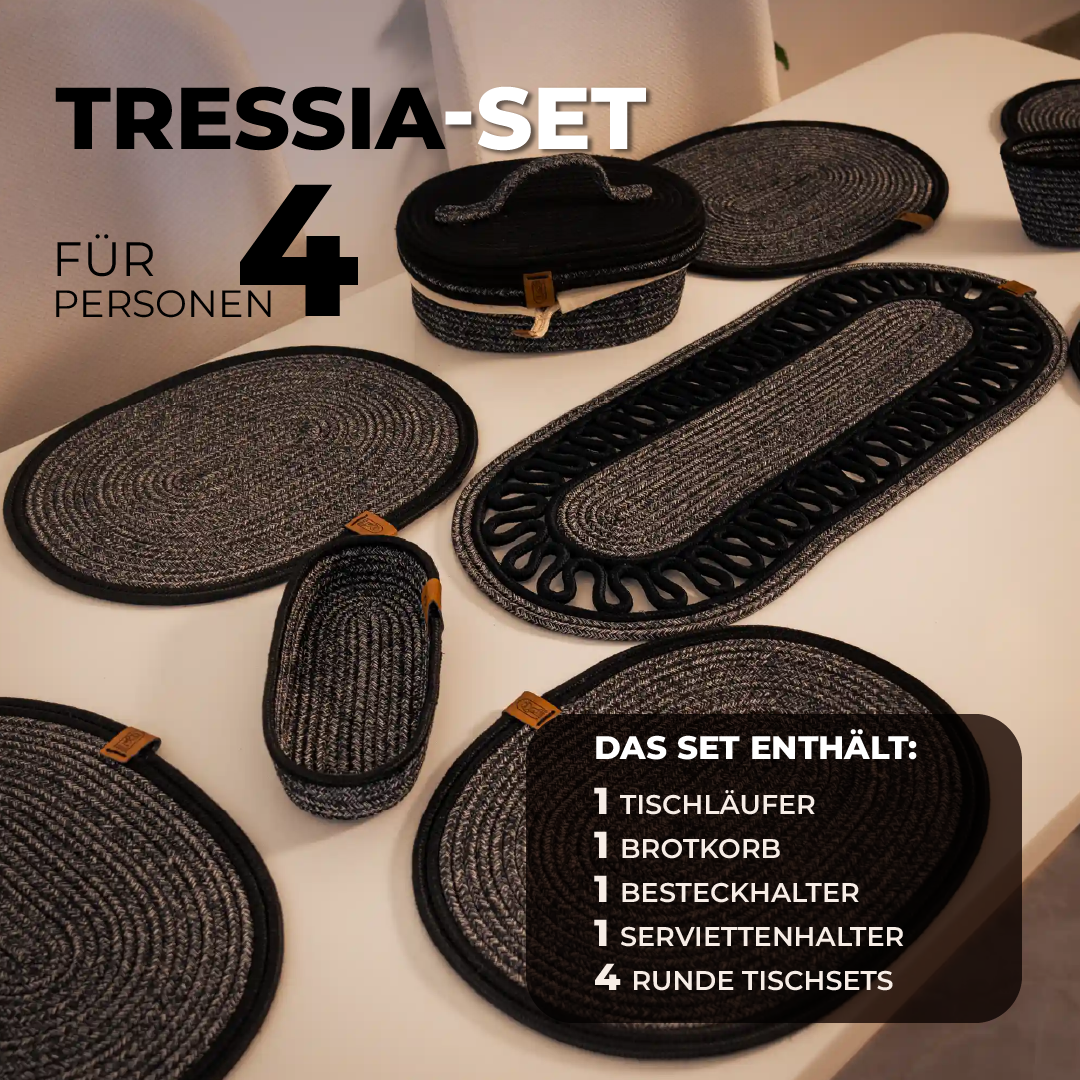 Tressia handgefertigtes Tischset aus Baumwolle – Produktansicht 25