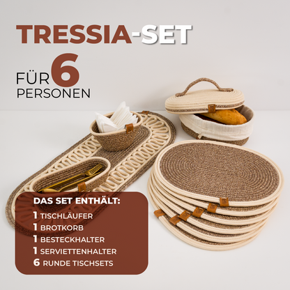 Tressia handgefertigtes Tischset aus Baumwolle – Produktansicht 23