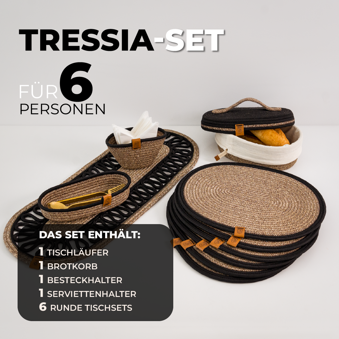 Tressia handgefertigtes Tischset aus Baumwolle – Produktansicht 29