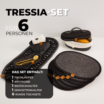 Tressia handgefertigtes Tischset aus Baumwolle – Produktansicht 26
