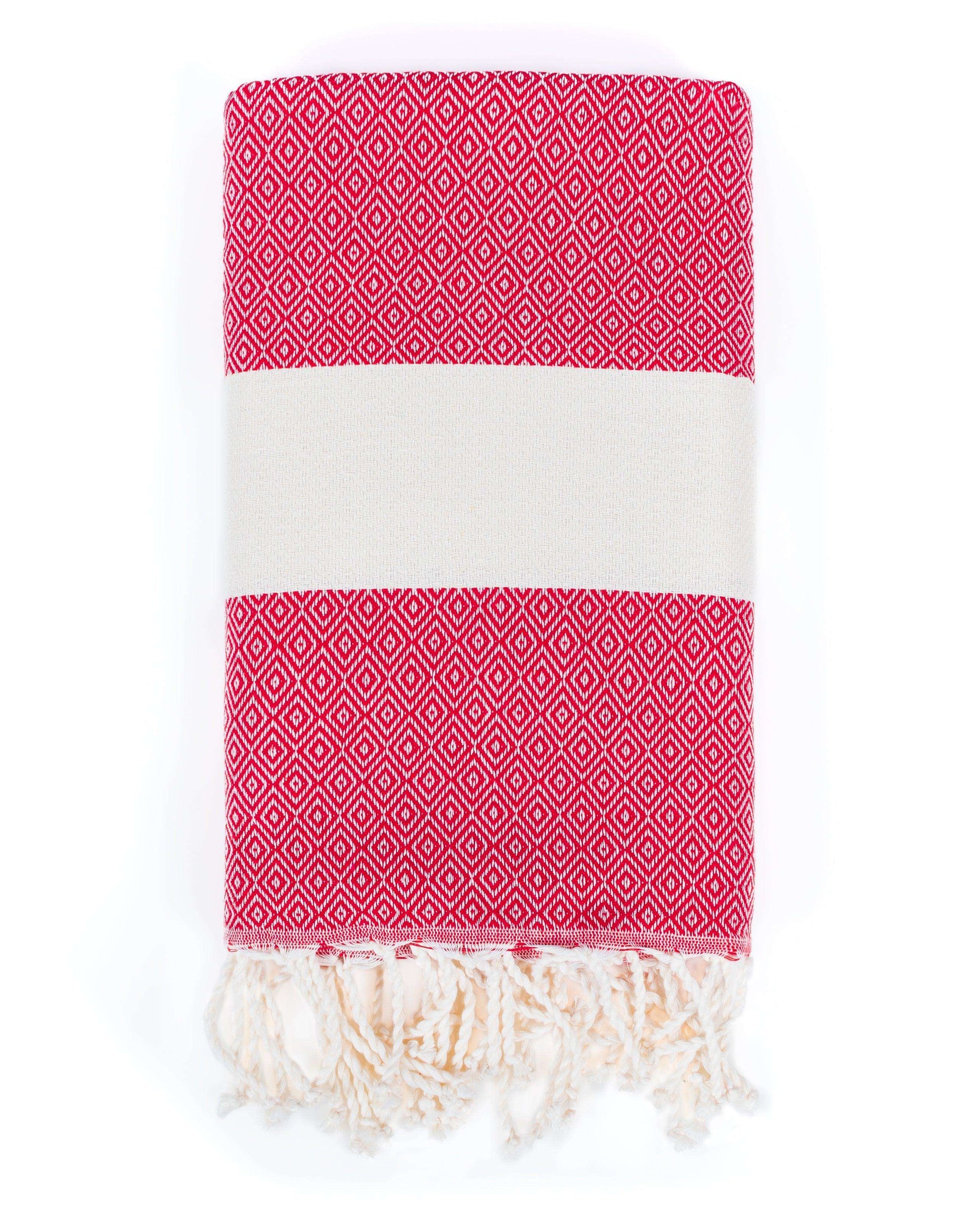 Darido Diamond Fouta- Cotton Hammam Towel - XXL - Lightweight, soft, and absorbent