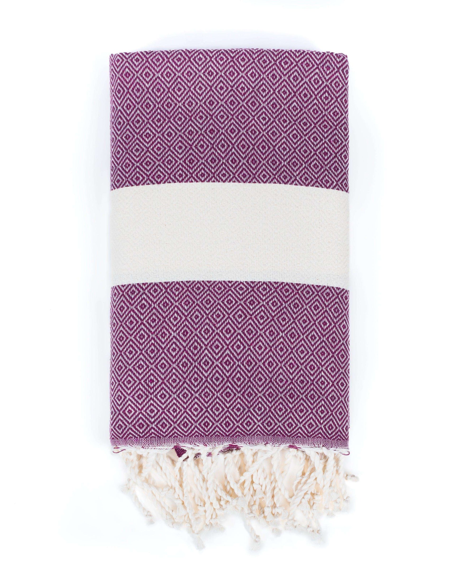 Darido Diamond Fouta- Cotton Hammam Towel - XXL - Lightweight, soft, and absorbent