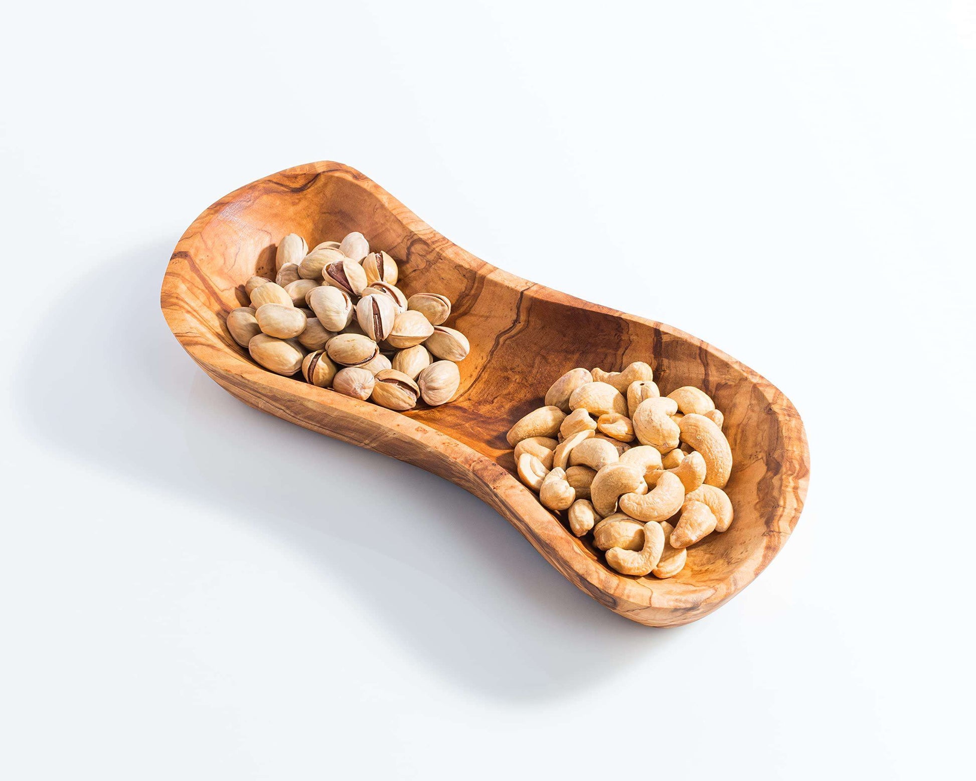 Darido Olive Wood Appetizer Tray - Z Form - Multi-use, Eco-Friendly, Handcrafted - Darido Marketplace UG (haftungsbeschränkt)